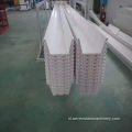 PVC GUSSET PLADE MACHINE Plastic holle bord extruder